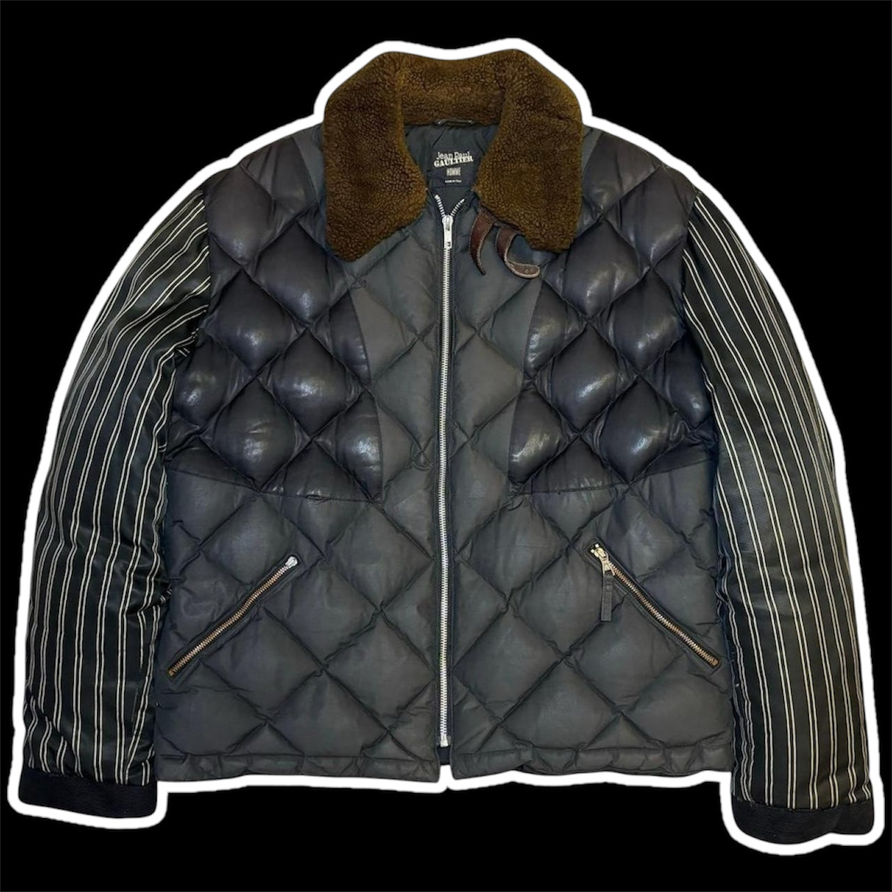 Vintage Y2k Jean-Paul Gaultier Homme 1-of-1 Puffer Jacket