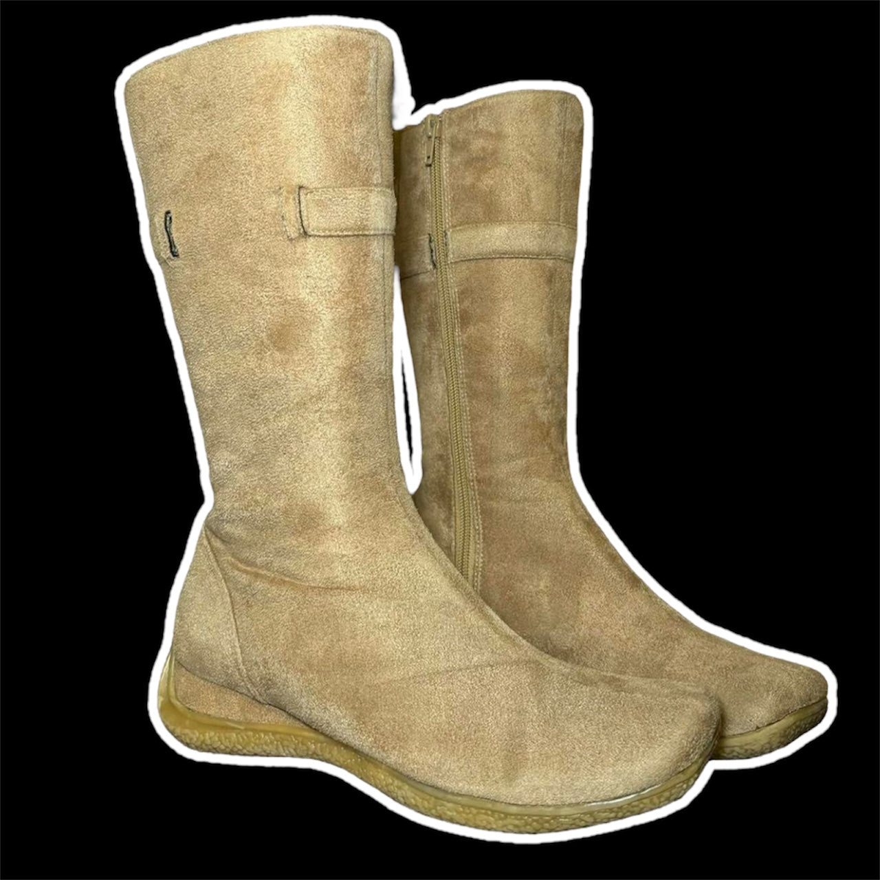 vintage y2k suede boots by miss ?