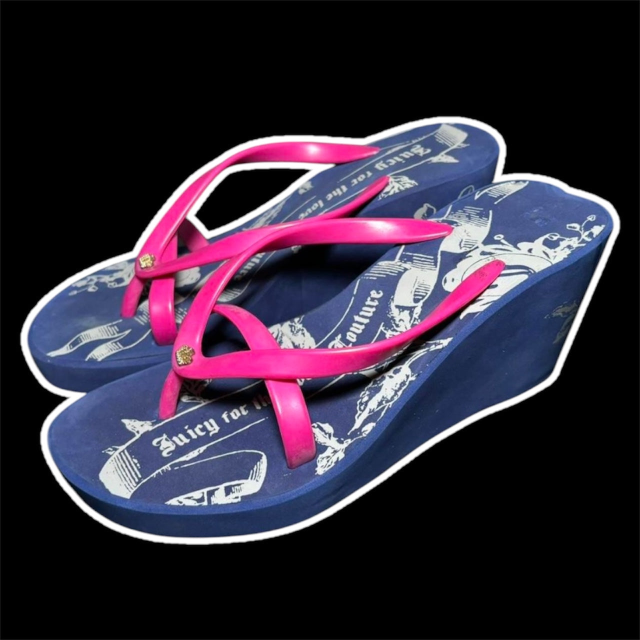 Y2K Juicy Couture Deadstock Chunky Wedges