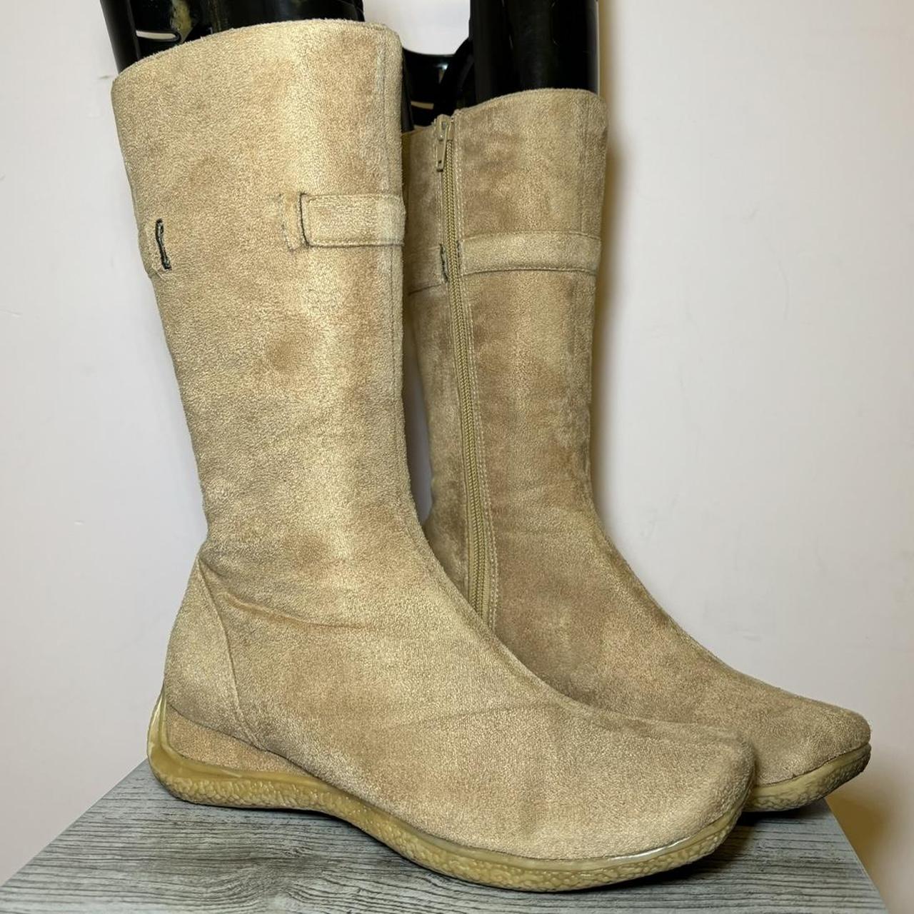 vintage y2k suede boots by miss ?
