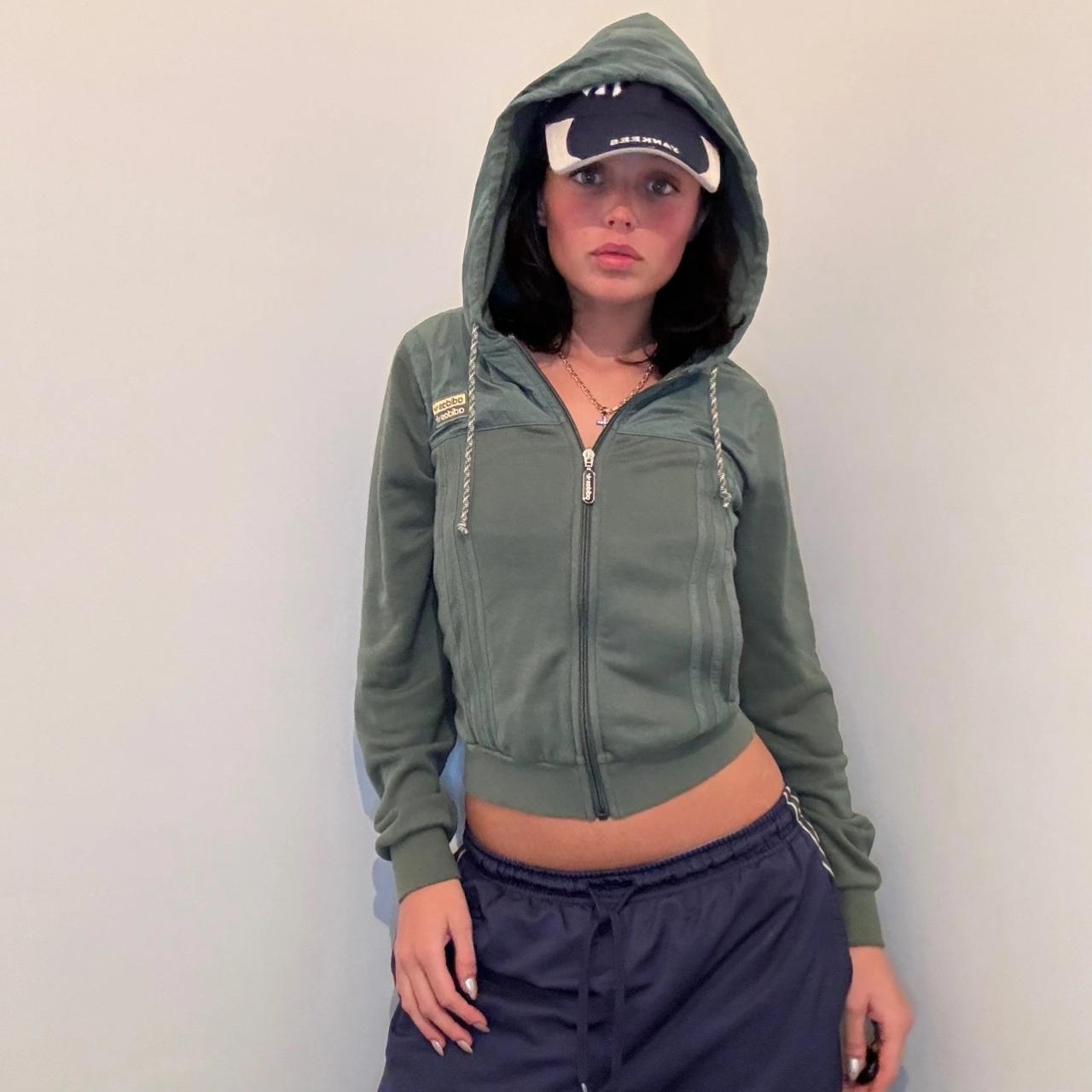 Y2K khaki Adidas jacket