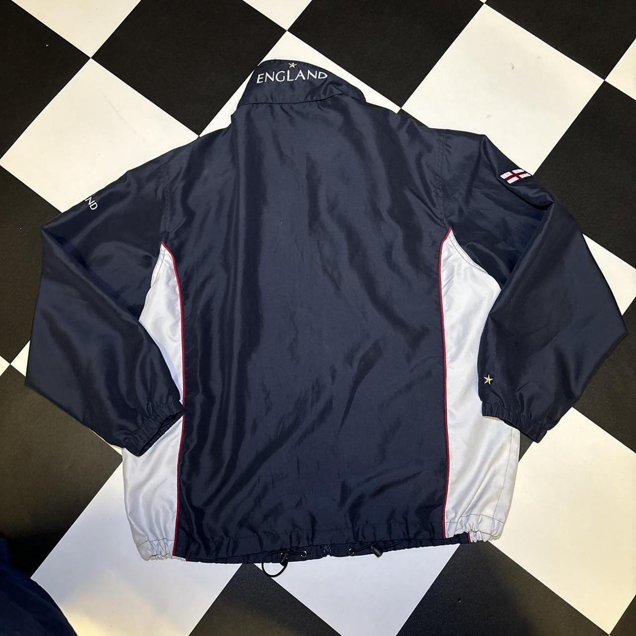 Vintage 2004 England Windbreaker Jacket / Zip Up