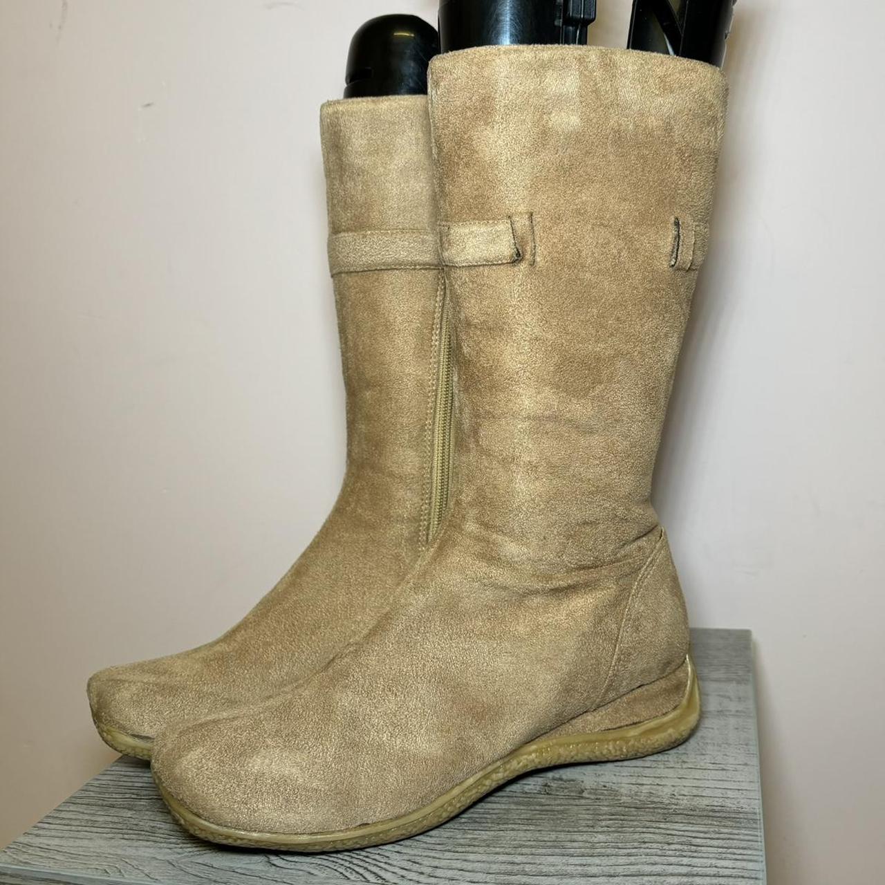 vintage y2k suede boots by miss ?