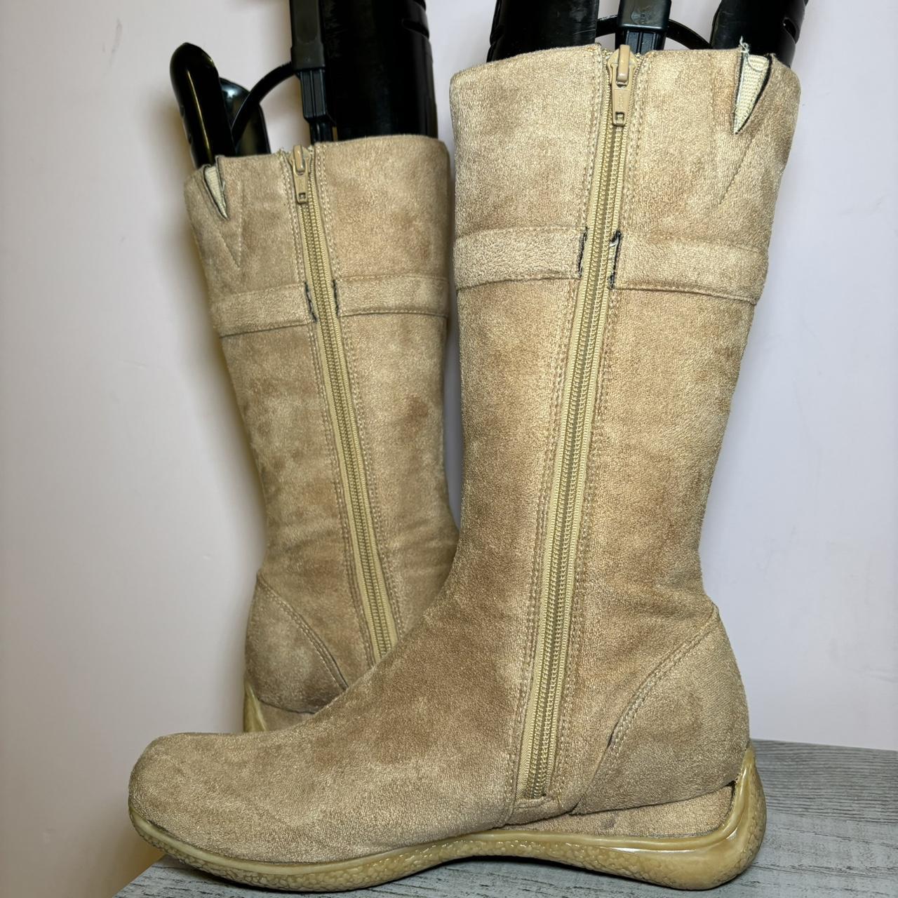 vintage y2k suede boots by miss ?