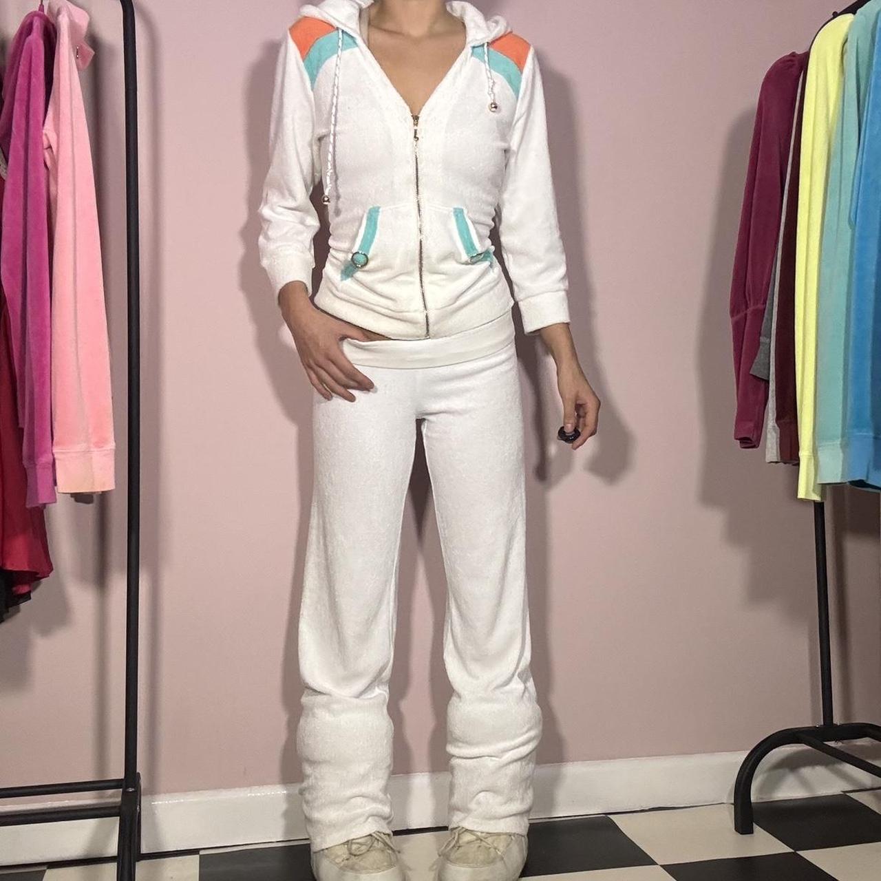 Vintage Y2k white Juicy Couture tracksuit