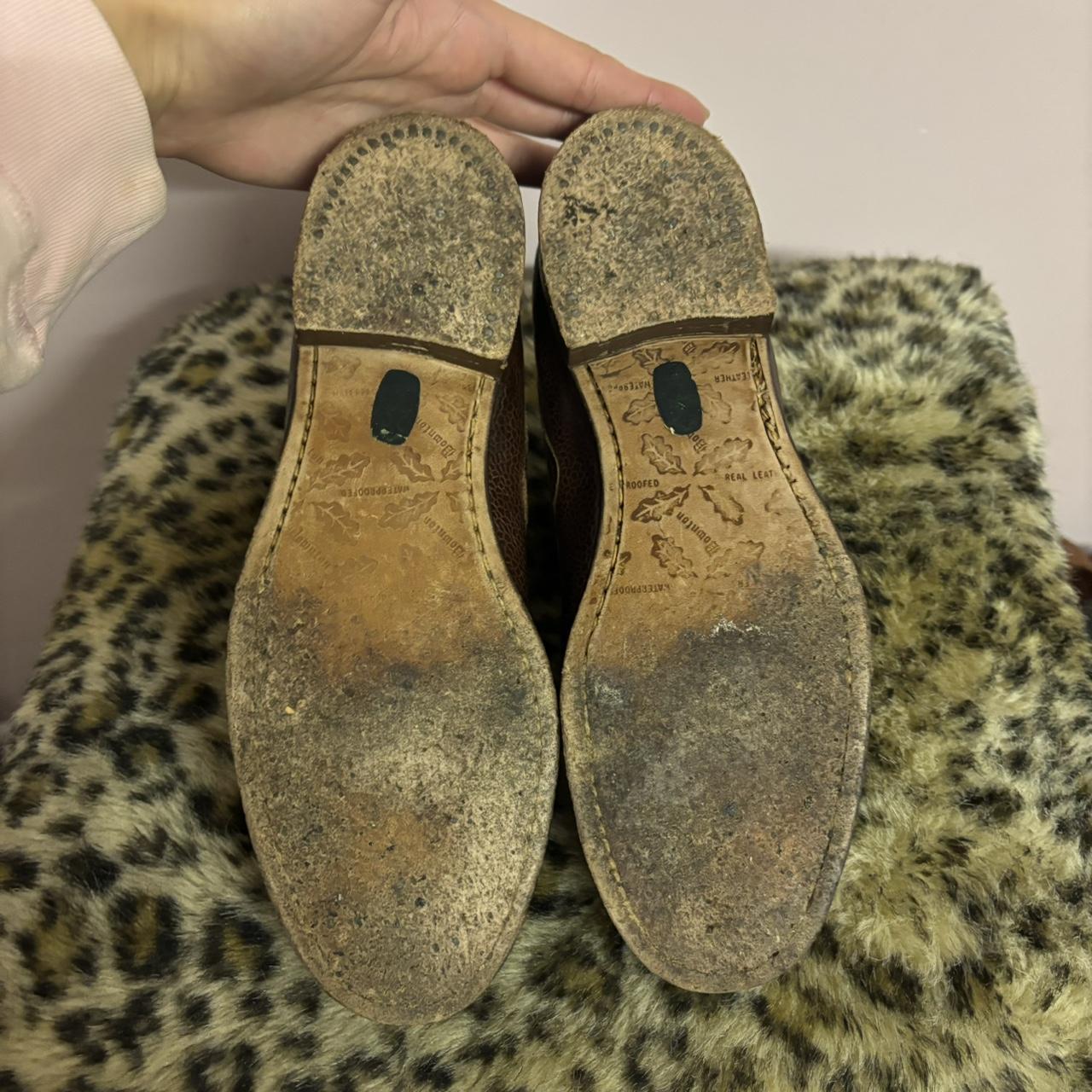 Vintage 1970s brown leather brogues