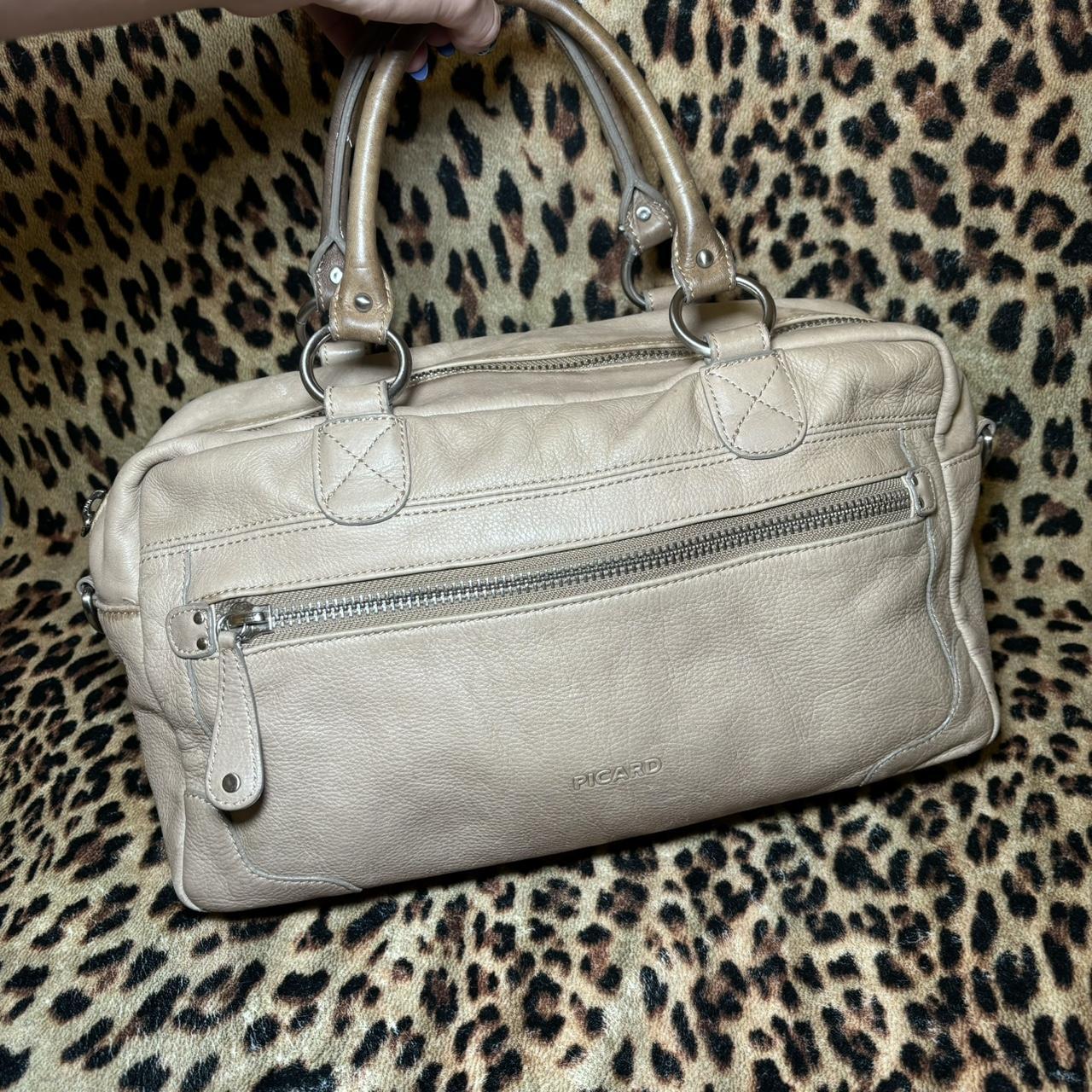 vintage y2k leather shoulder bag by picard*
