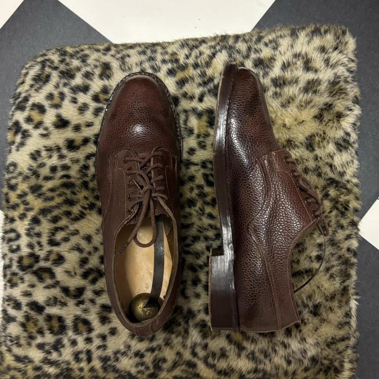 Vintage 1970s brown leather brogues