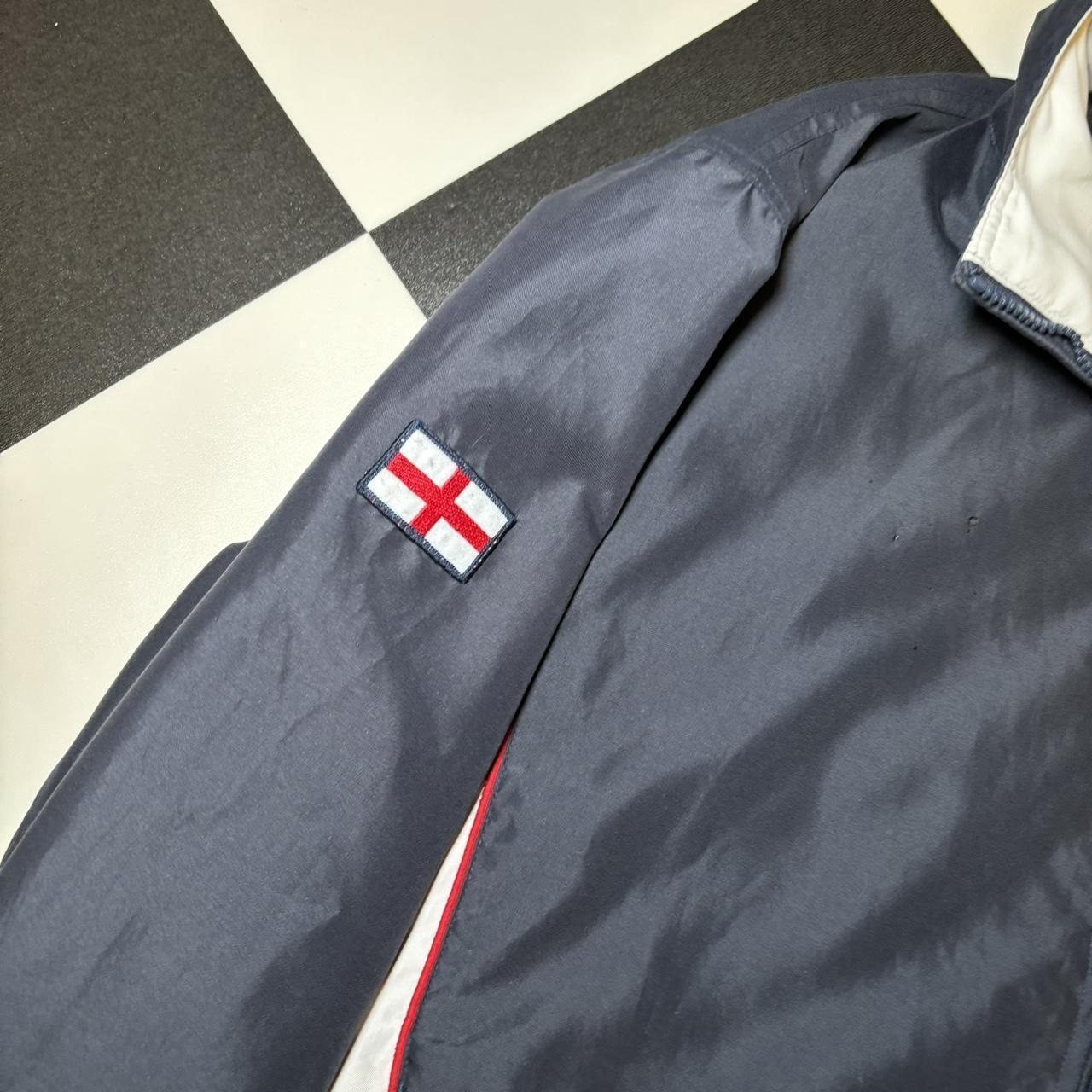 Vintage 2004 England Windbreaker Jacket / Zip Up