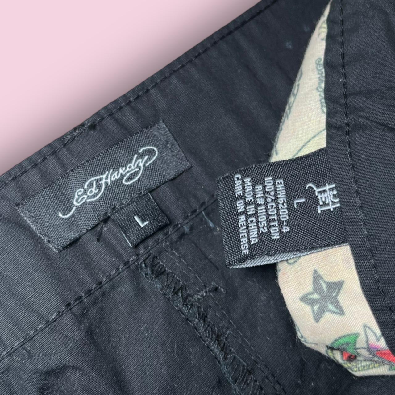 Y2k Ed Hardy Graphic Print Mini Skirt