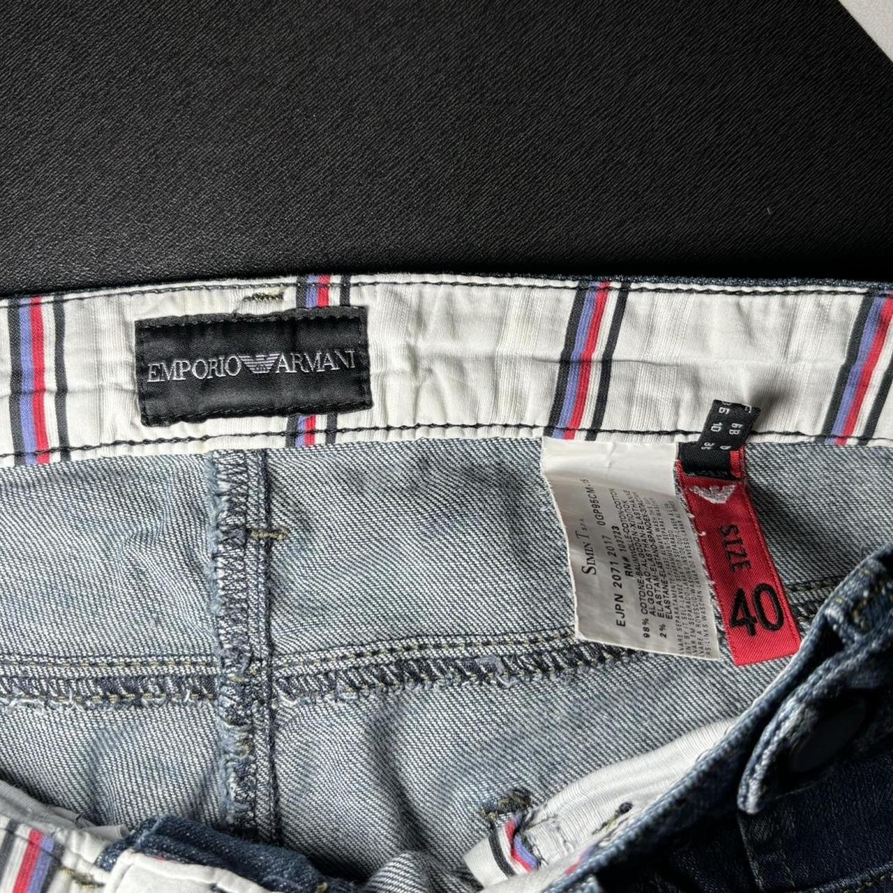 Navy Y2k Emporio Armani Low Rise Bootcut Jeans