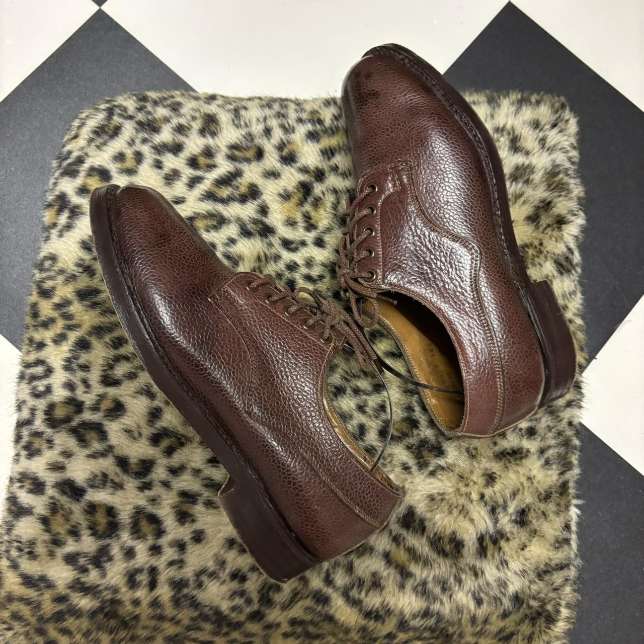 Vintage 1970s brown leather brogues