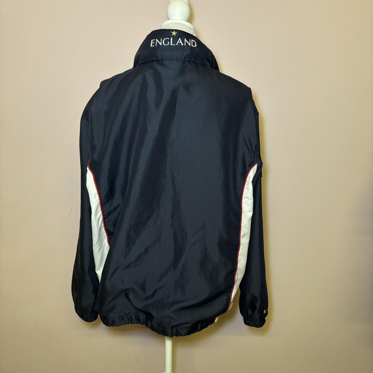 Vintage 2004 England Windbreaker Jacket / Zip Up