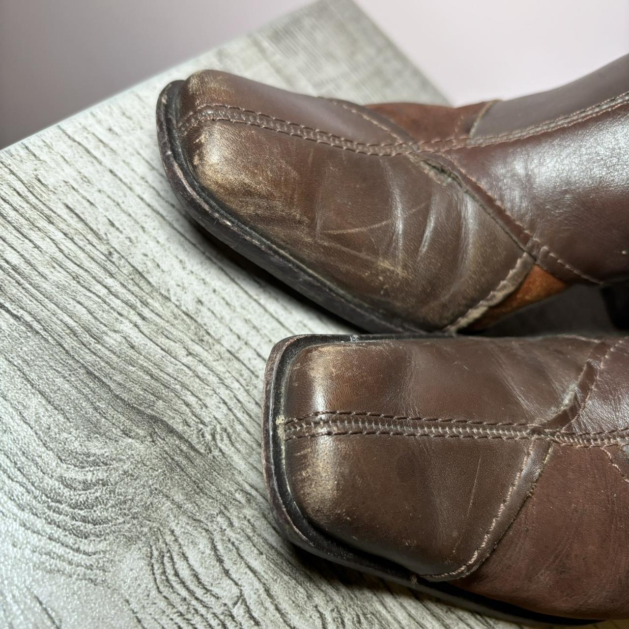 Vintage y2k leather ankle boots by Bronx