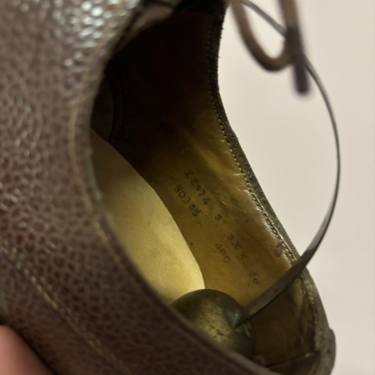 Vintage 1970s brown leather brogues