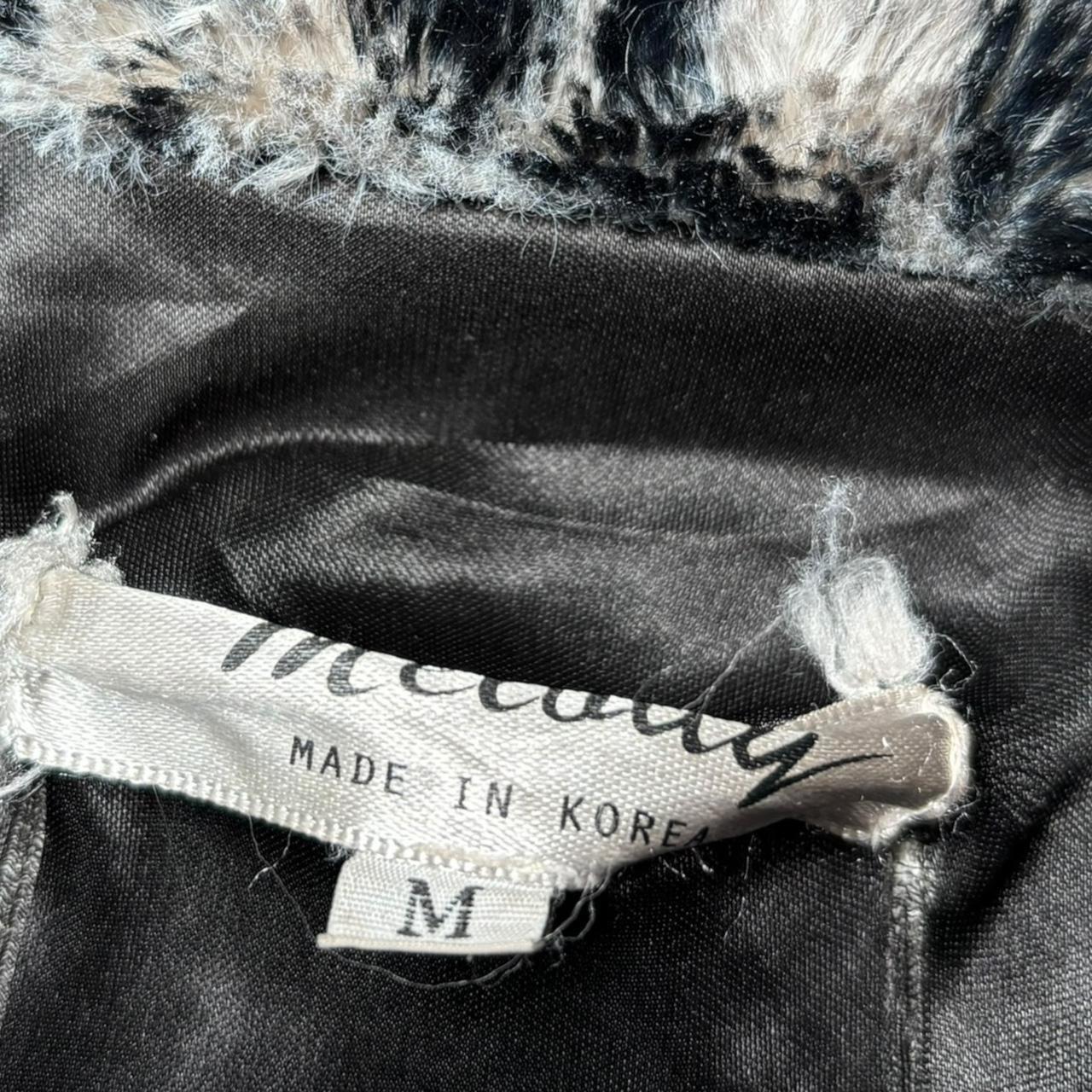 Vintage 2000s Leopard Print Fur Coat by Melody