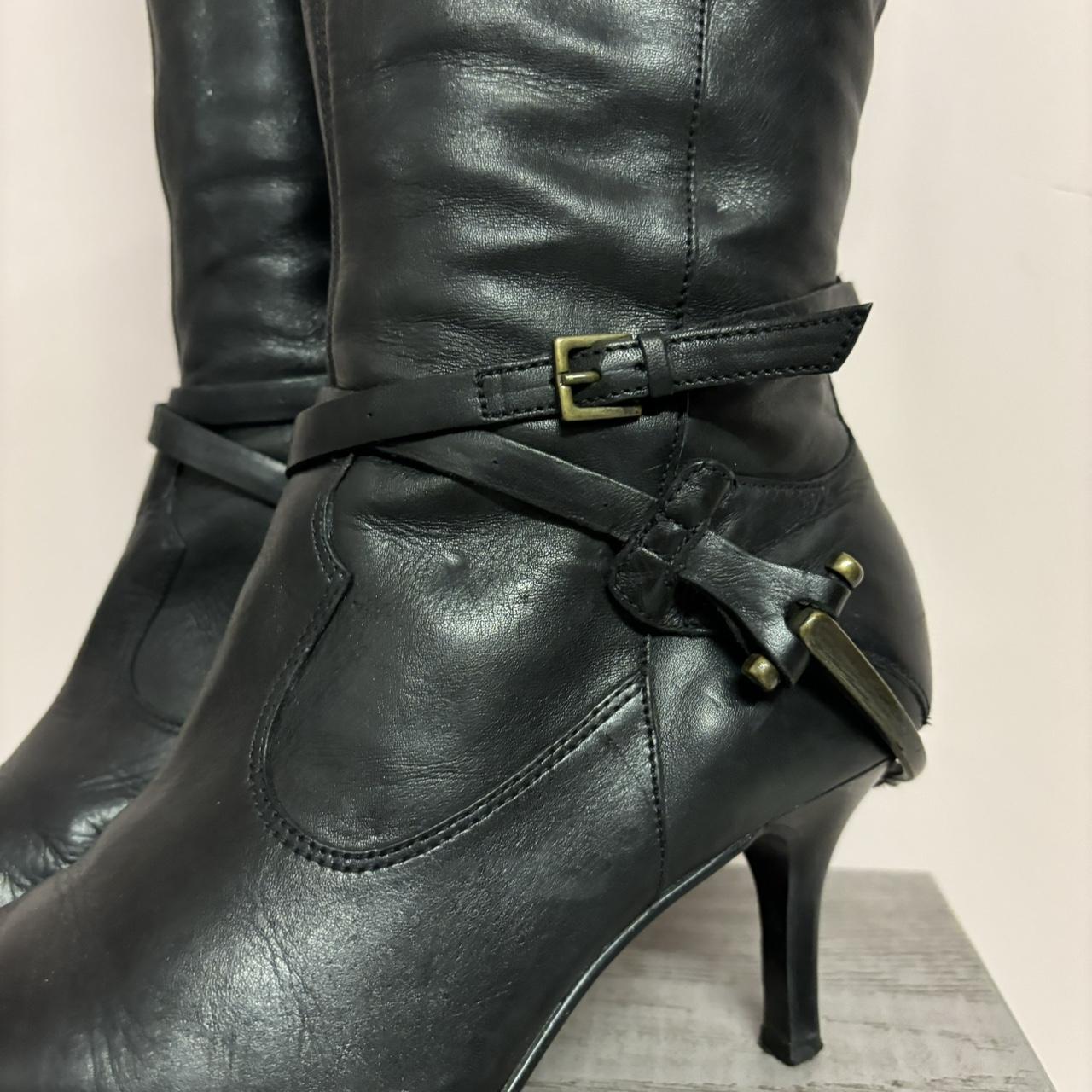 Vintage y2k leather boots by Flexsole Evan’s
