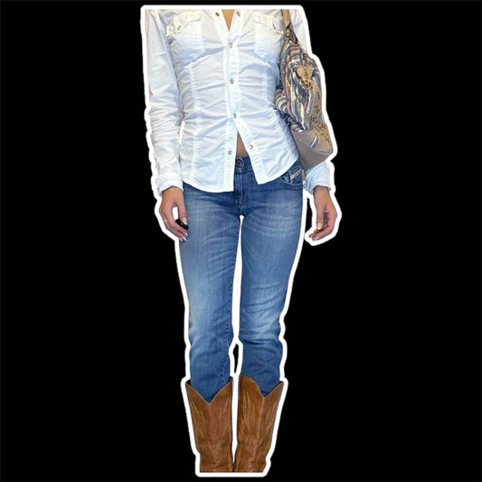 Vintage Y2k Low Rise Jeans by Diesel