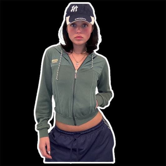Y2K khaki Adidas jacket
