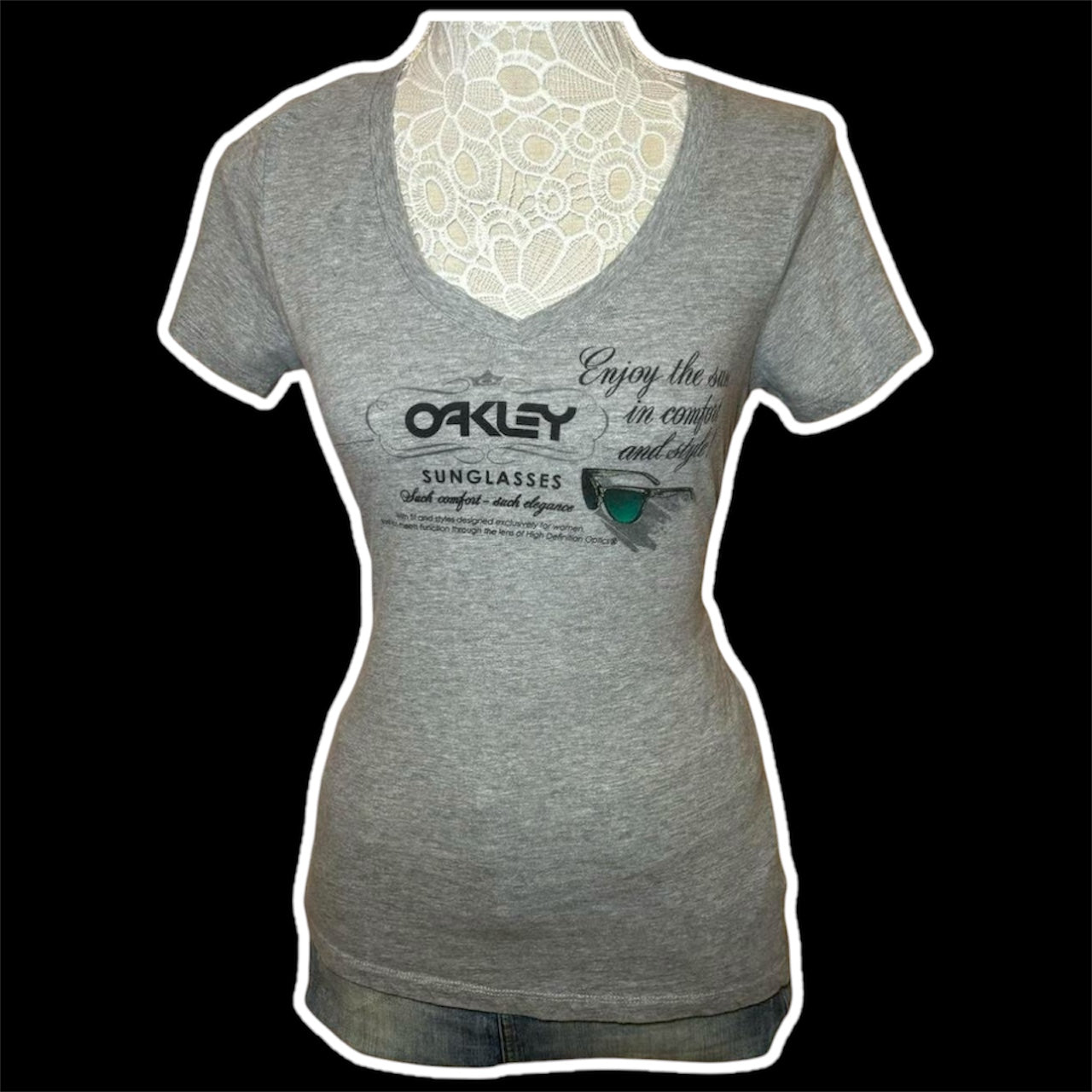 Vintage Y2k Oakley Tshirt