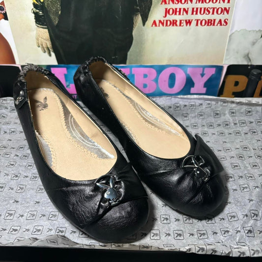 Vintage Y2k Playboy Ballet Pumps