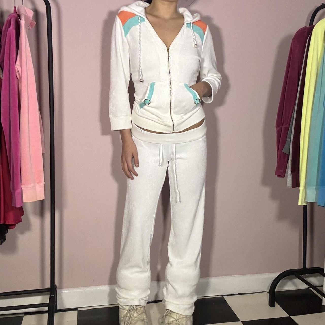 Vintage Y2k white Juicy Couture tracksuit