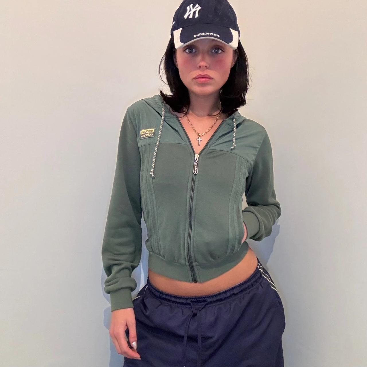 Y2K khaki Adidas jacket