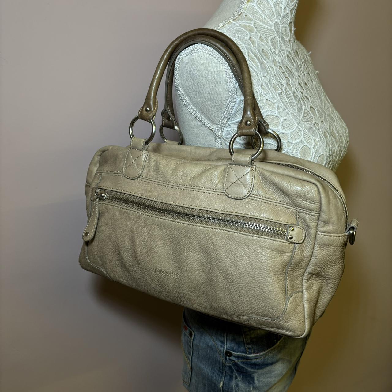vintage y2k leather shoulder bag by picard*