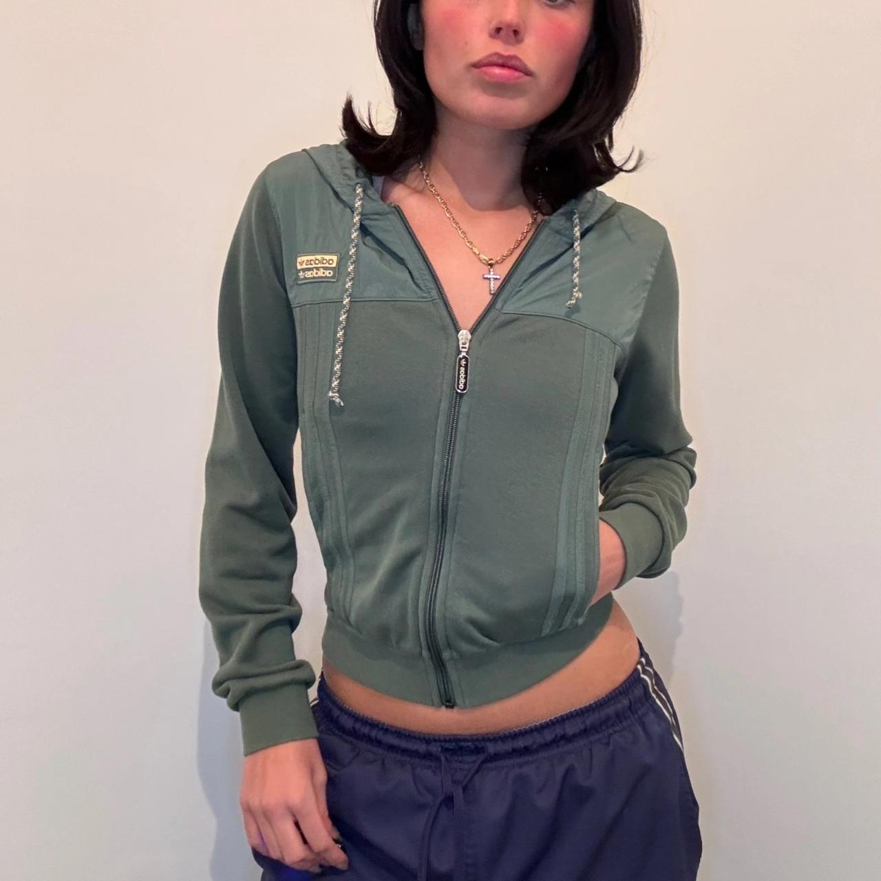Y2K khaki Adidas jacket