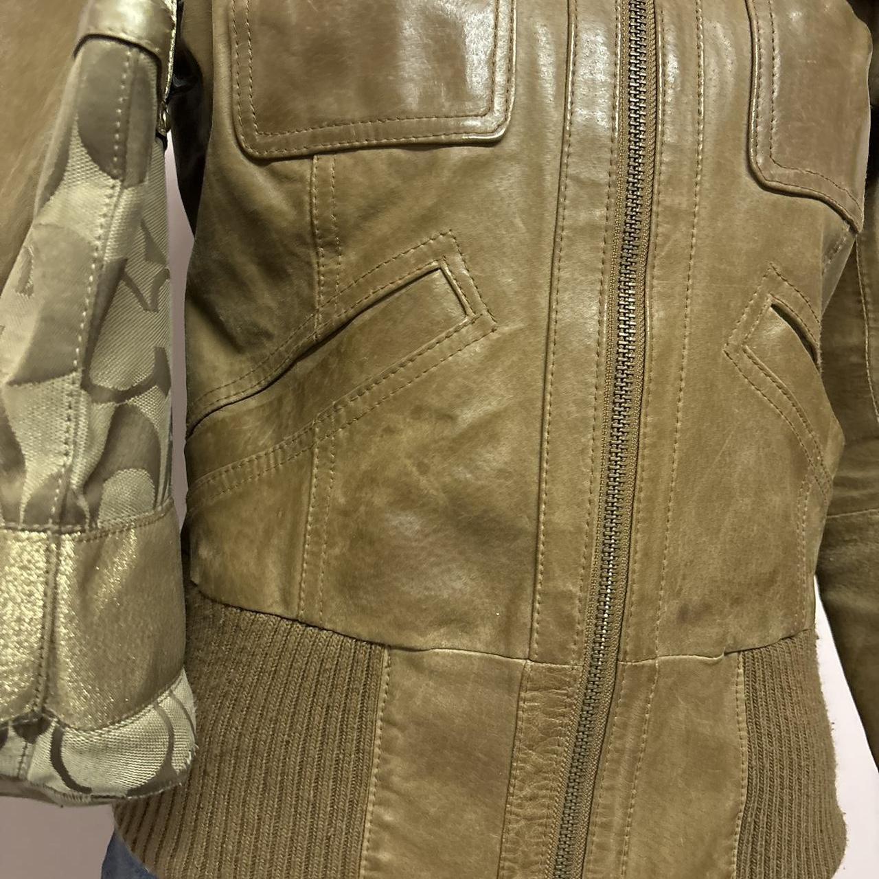 Vintage Y2K Leather Jacket by Vero Moda