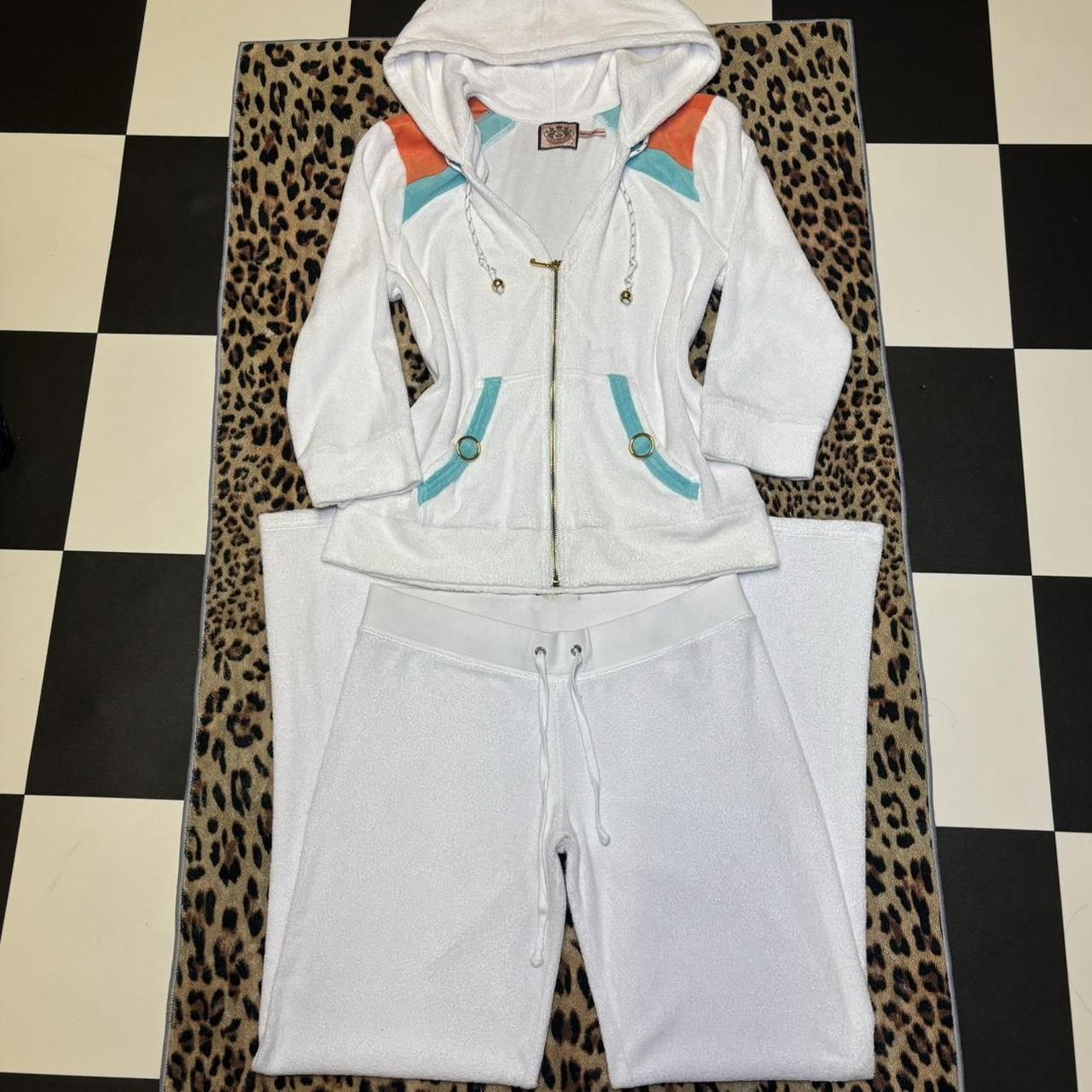 Vintage Y2k white Juicy Couture tracksuit