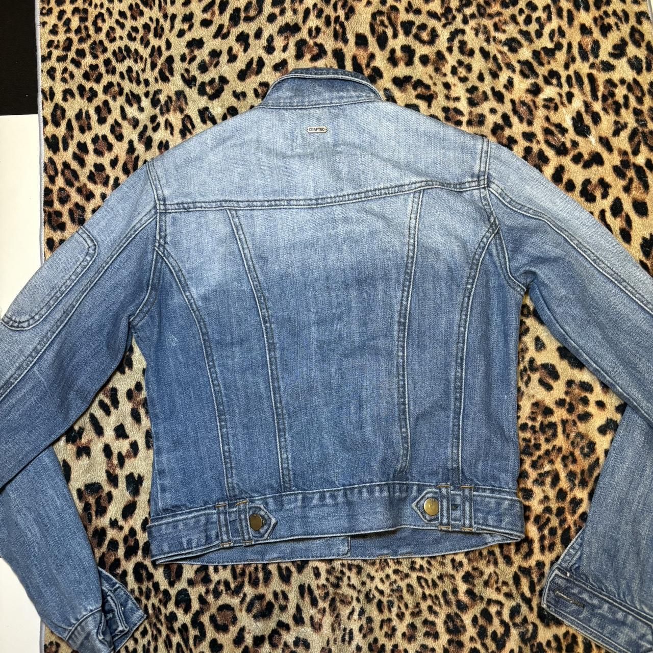 Vintage y2k denim jacket by Crafted