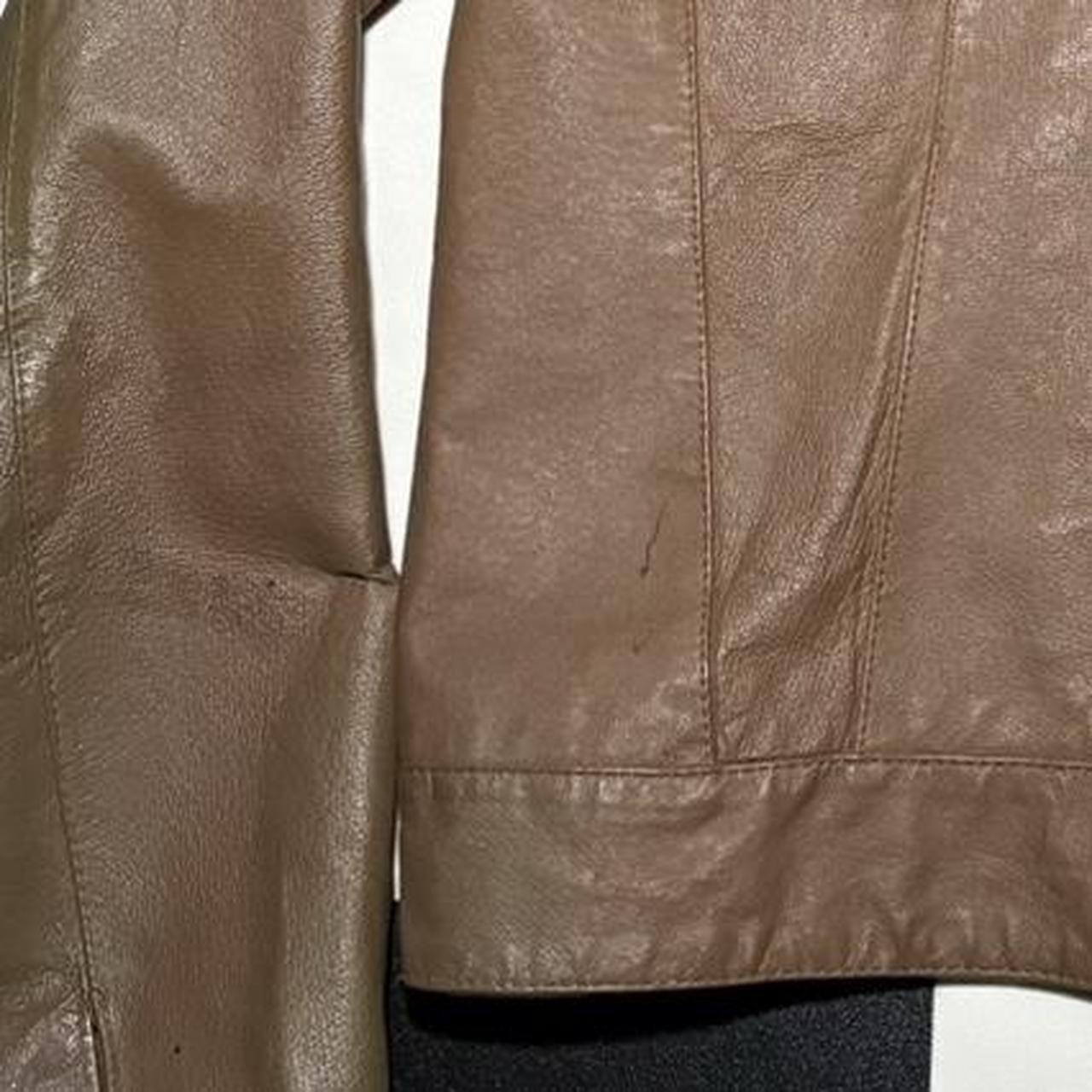Vintage y2k brown leather jacket by For Women